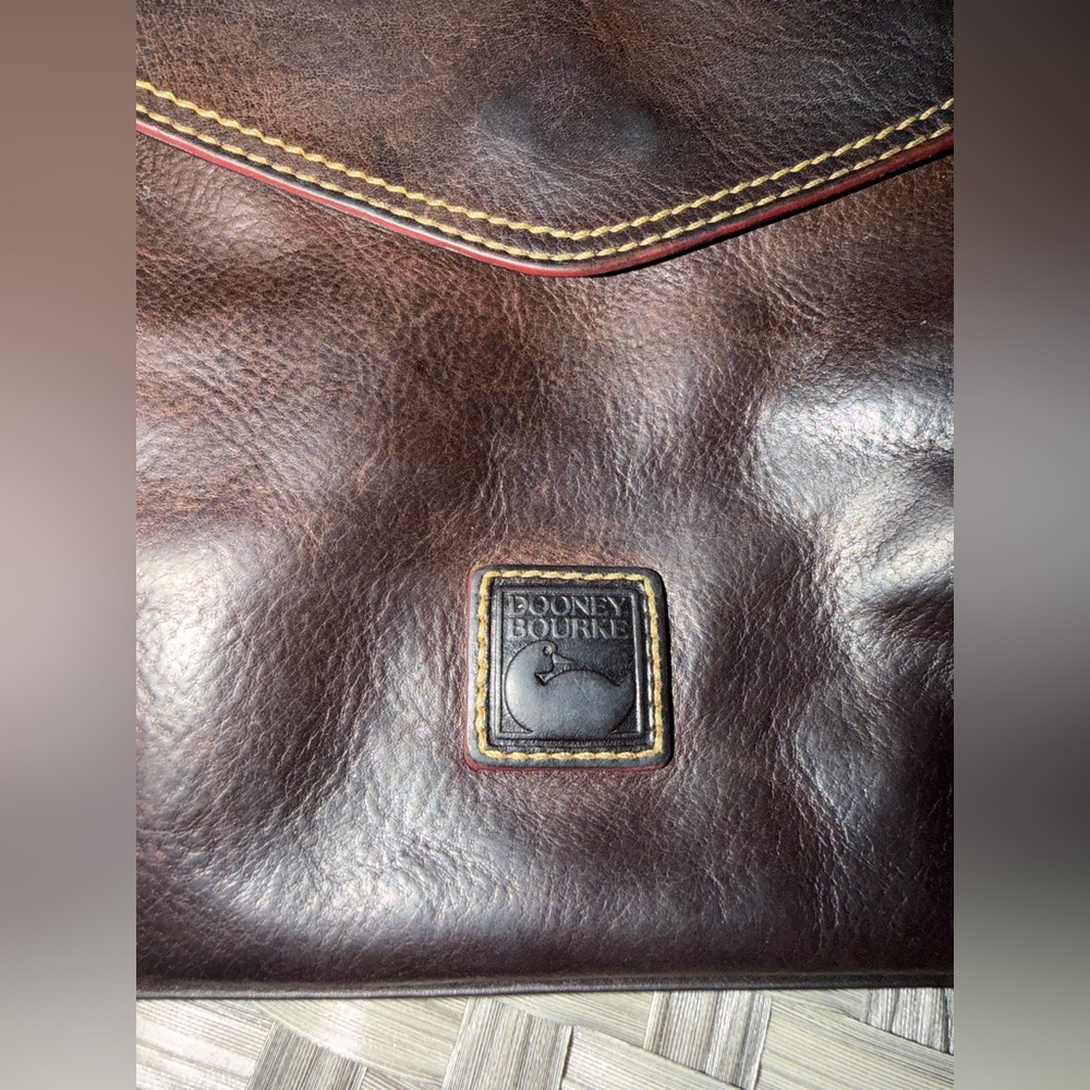 Dooney & Bourke Florentine Smith Leather Pocket Shoulder Bag - Picture 15 of 15